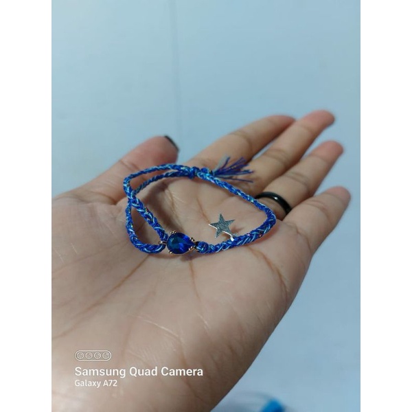 gelang permata biru bintang