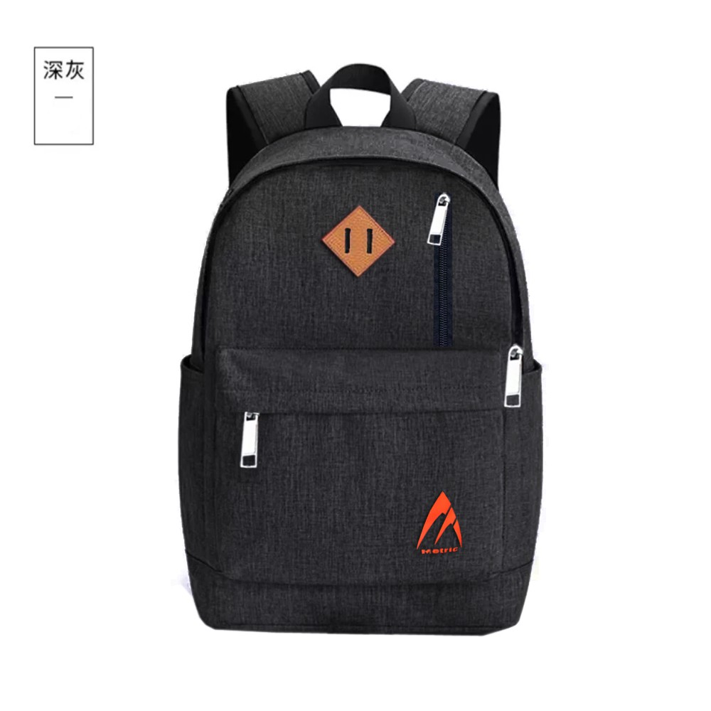 SHOPEE 6.6 SUPER SALE!! Tas Ransel Laptop Ac-1376 Tas Ransel Fashion Pria dan Wanita Backpack Distro Polos +Raincover- Black