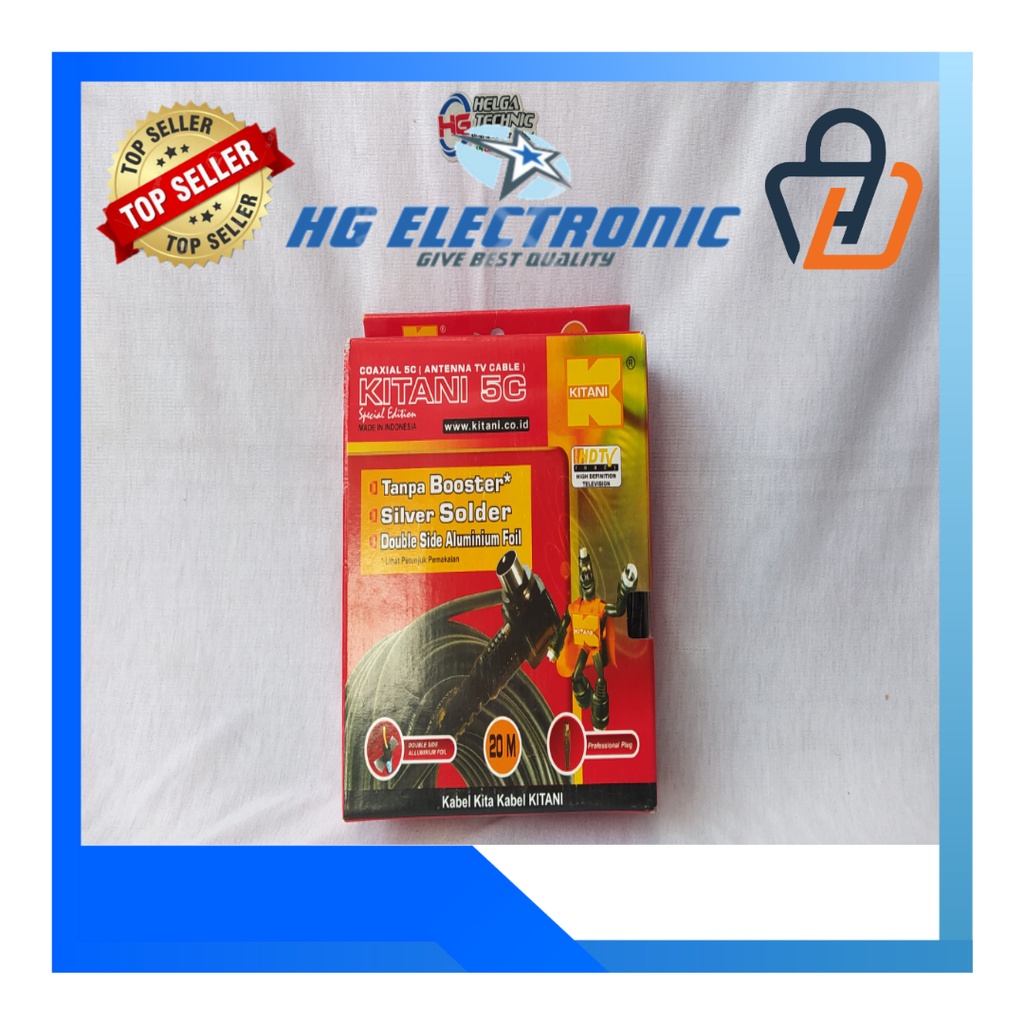 Kabel Antena Kitani + Jek 15 / Kabel Antena TV / Kabel TV