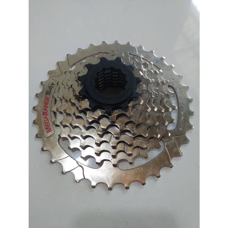 sprocket shimano 8speed cassete CS.HG40 megarange nekel