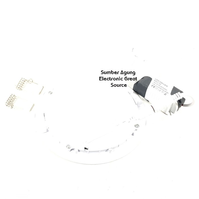 Downlight Panel LED IB 9W Bulat Emico Cahaya Putih 4inch Tanam
