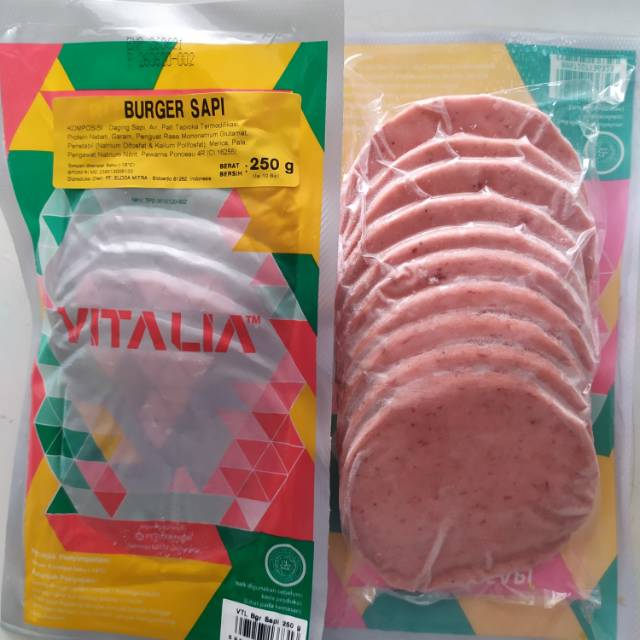 

Beef burger Vitalia 250gr