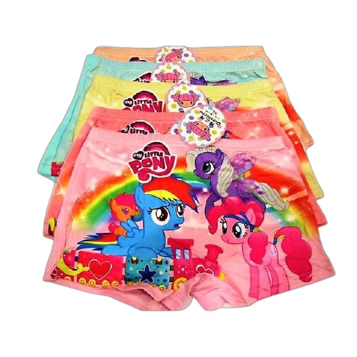 GROSIR 12 PCS BOXER CELANA DALAM CD ANAK PEREMPUAN LUSINAN HAPPY GIRL