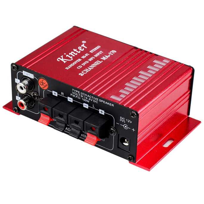 ampli mobil ampli salon ampli Amplifier Dac Audio AMP untuk Rumah Mobil AUX, MIC IN, Supports Smart Phone, iPhone, iPod, MP3 For 2-8ohm Speakers