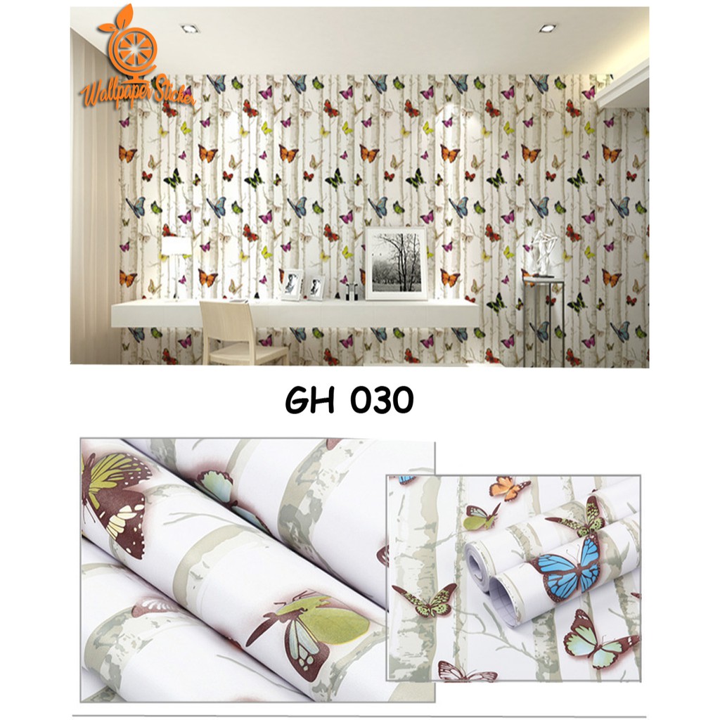 Wallpaper 3d Wallpaper Dinding Wallpaper Ruang Tamu Kamar Tidur Aesthetic Wallpaper Stiker 3d All Motif 45Cm X 10M Mtw-GH030