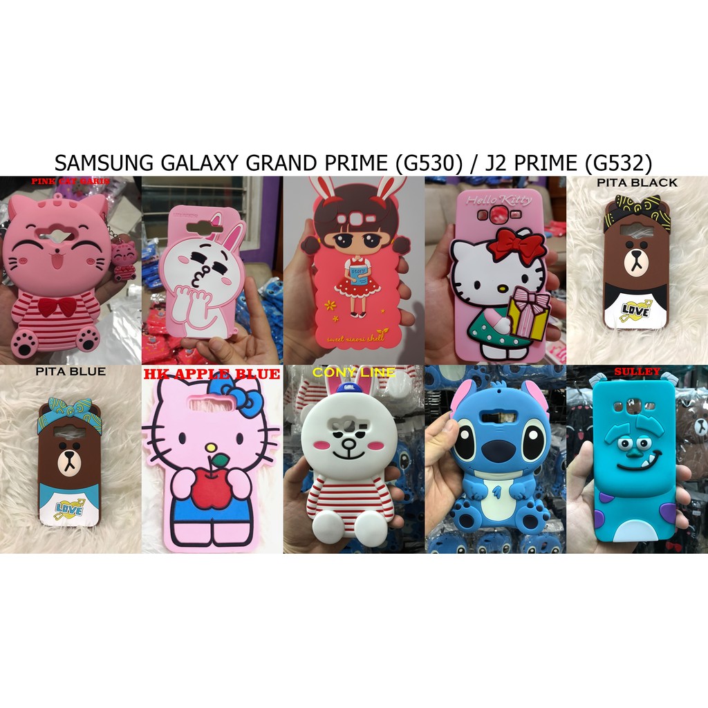 Samsung Grand Prime G530 J2 Prime G532 - Case Boneka 