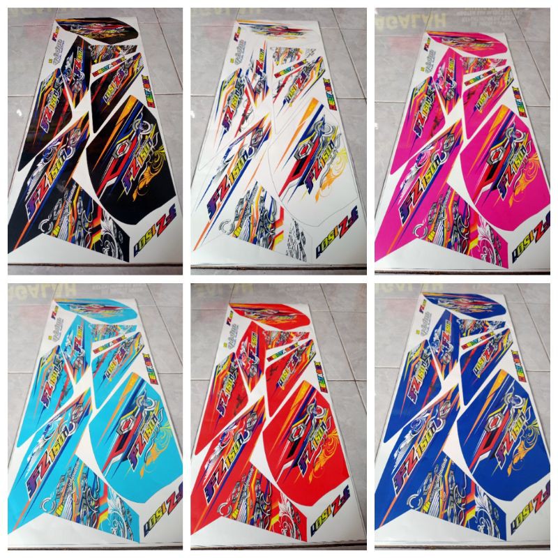 (COD)Les sticker striping variasi yamaha Vixion NVA minimalis consept art