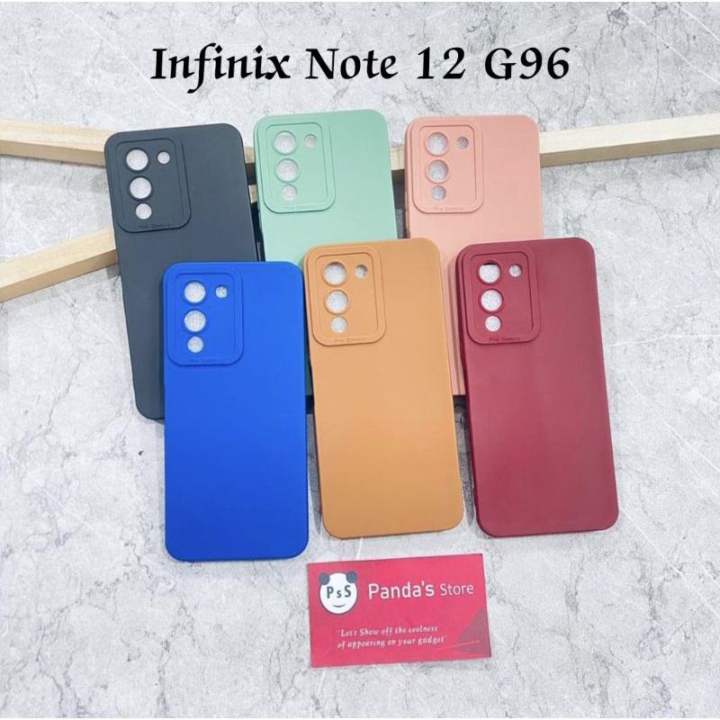 Softcase Pro Camera Infinix Note 12 G96 Candy Case Full Color 3D Silikon TPU