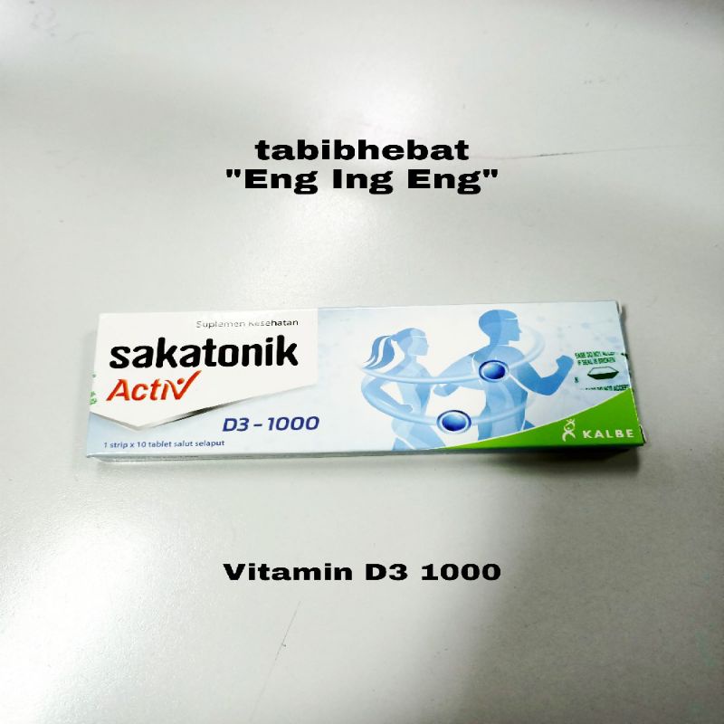 Sakatonik Activ D3 1000IU isi 10 Tablet