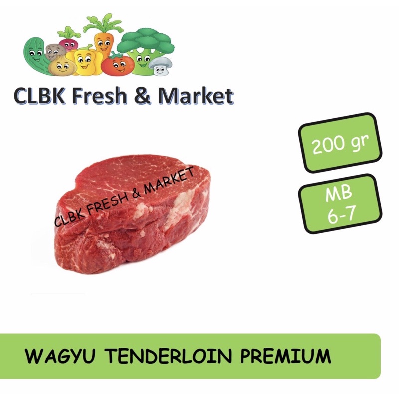 

wagyu tenderloin premium beef/wagyu tenderloin-200gr-termurah
