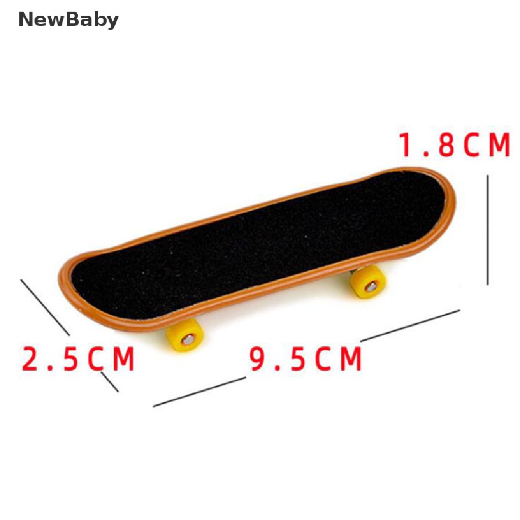 1pc Mainan Skateboard Jari Mini Untuk Hadiah Anak