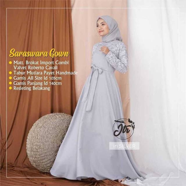 SARASWARA GOWN ,BAJU GAMIS MUSLIMAH