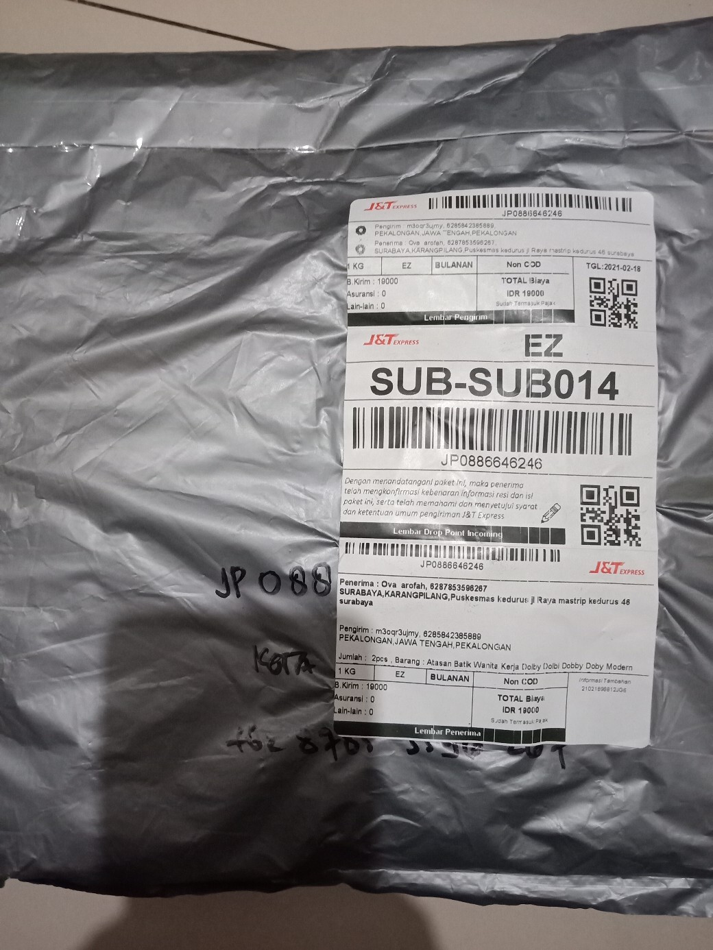 Atasan Batik Wanita Kerja Jumbo Dolby Dolbi Dobby Doby Atasan Wanita Asj Modern Dan Terbaru 2020.