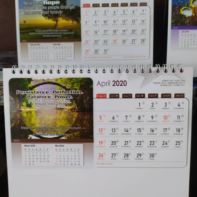 

KALENDER MEJA MOTIVASI 2020 PENOPANG LENEN