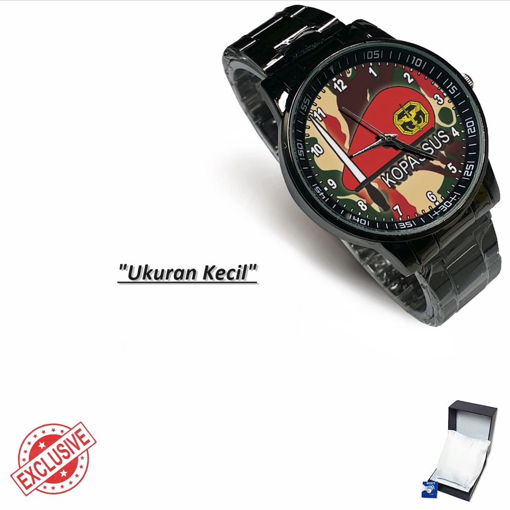 Jam Tangan Rantai Couple BARET MERAH KOPASSUS - 02 (Special)