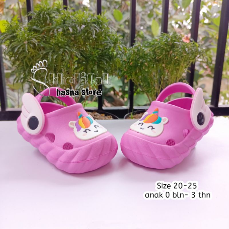 Sandal Baim Anak Perempuan Unicorn Size 20-25 Dulux 377E-UNC