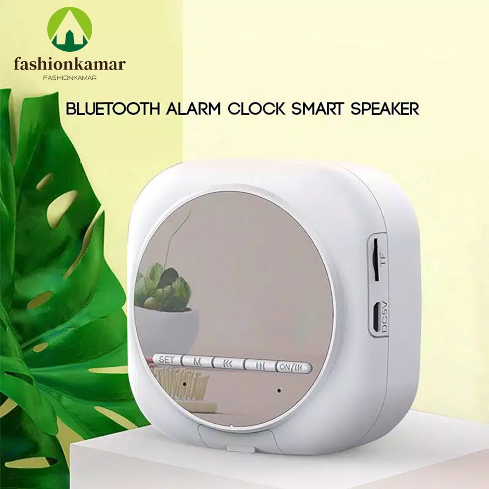 Speaker Jam Bluetooth Mini Versi 5.0 + Alarm dan Radio Dengan 3 Pilihan Warna