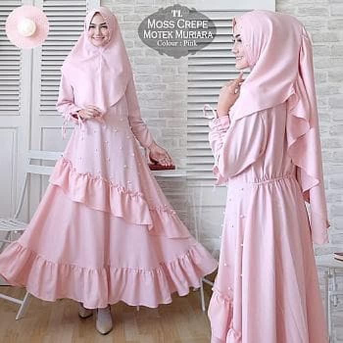 Rx Fashion GAMIS MONALISA SUNRISE BUSUI RESLETING DEPAN SYARI MONALISA SUPER MURAH IMPORT 1R