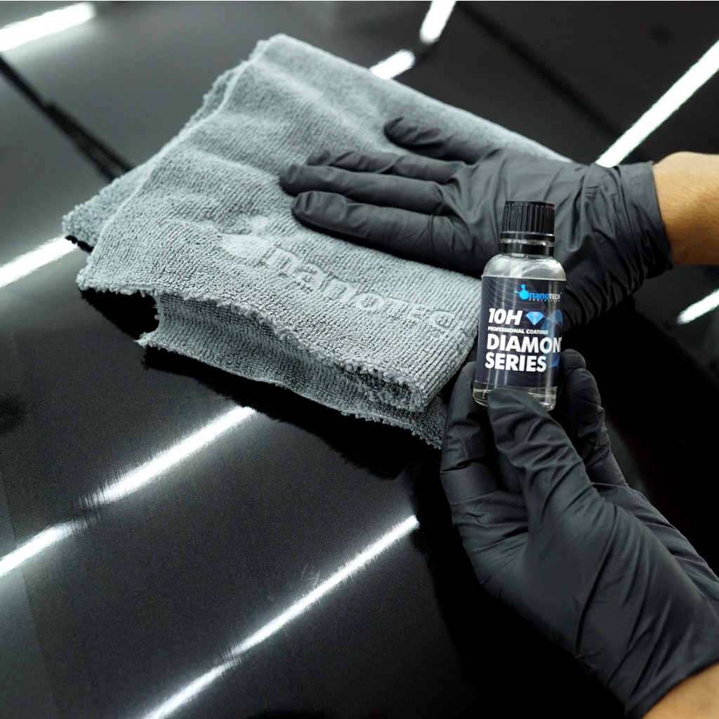 KAIN MICROFIBER EDGELESS DETAILING - nanoTECH PROTECTION - MICROFIBER EDGELESS ULTIMATE WIPE 40X40 420GSM - SUPER PREMIUM QUALITY - DRYING TOWEL EDGELESS - HANDUK MOBIL - KAIN LAP MOBIL - LAP MOTOR - KAIN LAP KENDARAAN - MICROFIBER COATING