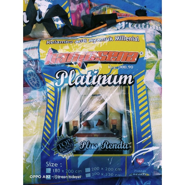 klambu platinum ori 100% premium/karakter hamosena platinum karakter ori 100%