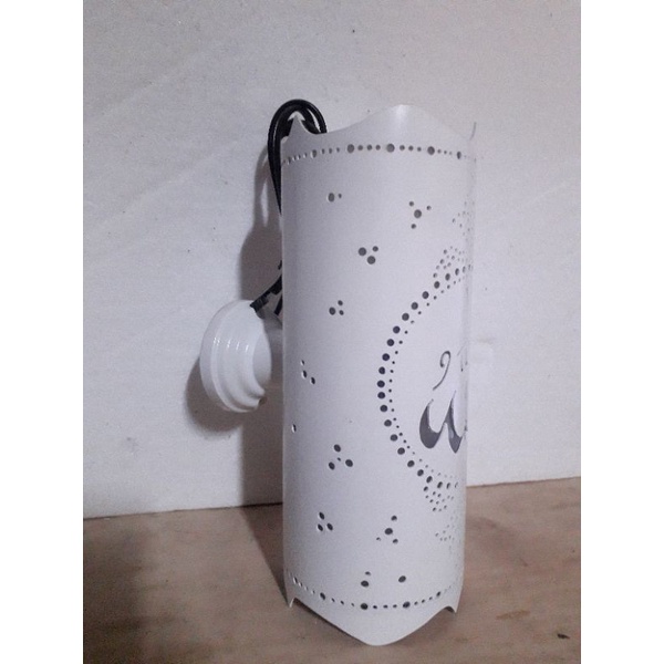 Lampu Hias Dinding, ukir pvc motif Allah dan Muhammad