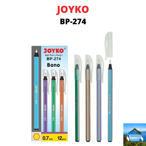 

Joyko Ball Pen Pulpen Pena BP-274 Bono 0.7 mm (Satuan)