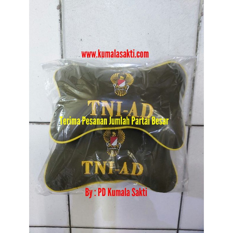 Bantal Mobil TNI AD|Headrest|Bantal Leher Kepala|Topi Loreng|Kaos Loreng|Sabuk TNI|Kopel TNI|Seragam