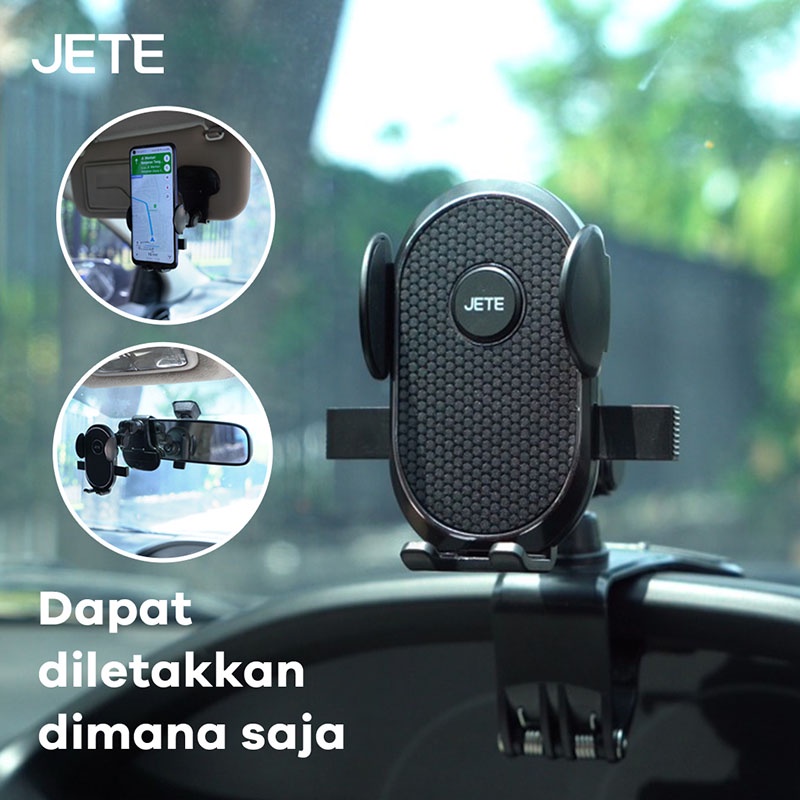 Holder HP Mobil Kaca Depan/Dashboard 360 Derajat JETE H1C - Universal