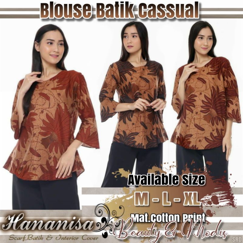 ATASAN WANITA BAJU BATIK WANITA SHOPEE HAUL