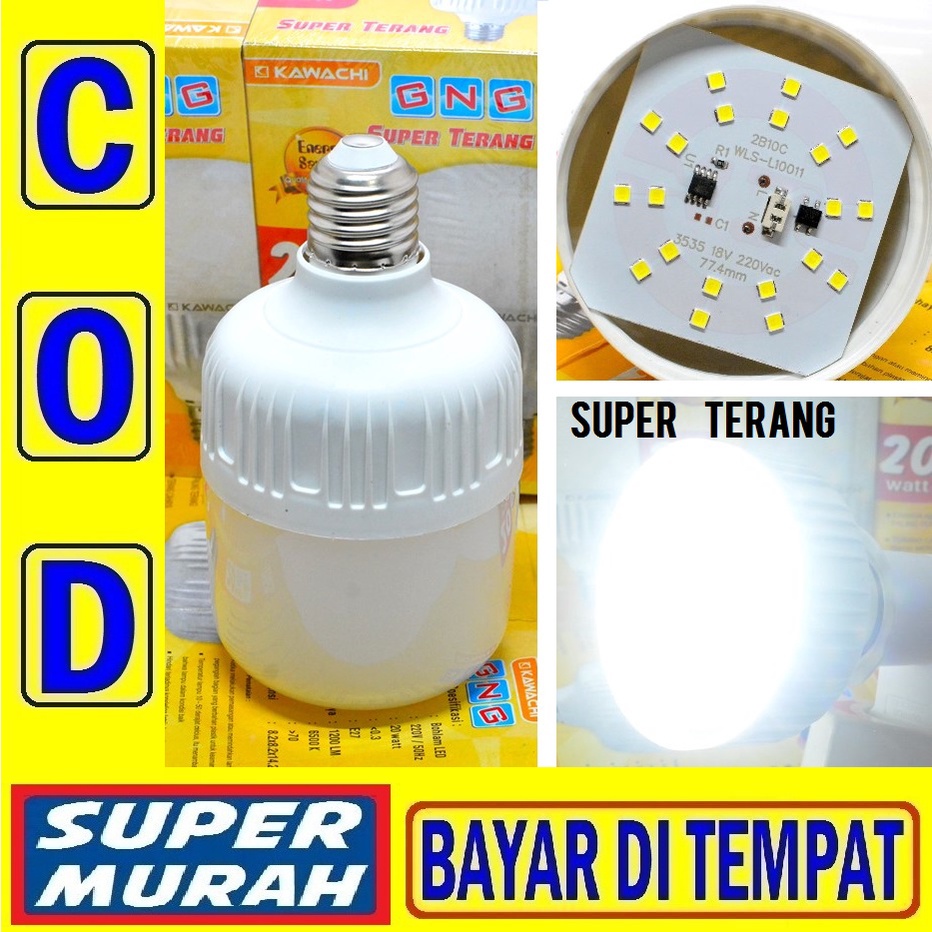 Lampu Tabung 20w Led Kapsul 20 Watt Sni Garansi Paling Terang Termurah Capsule Capsul Kawachi Gng Pu