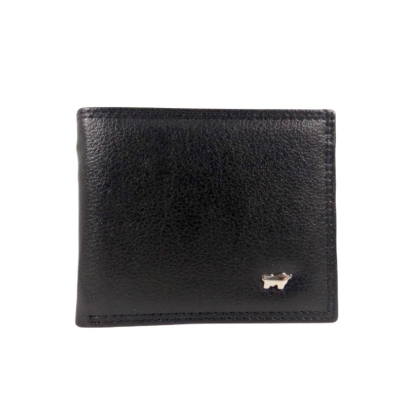 Dompet pria murah merah motif polos ada resleting dalam