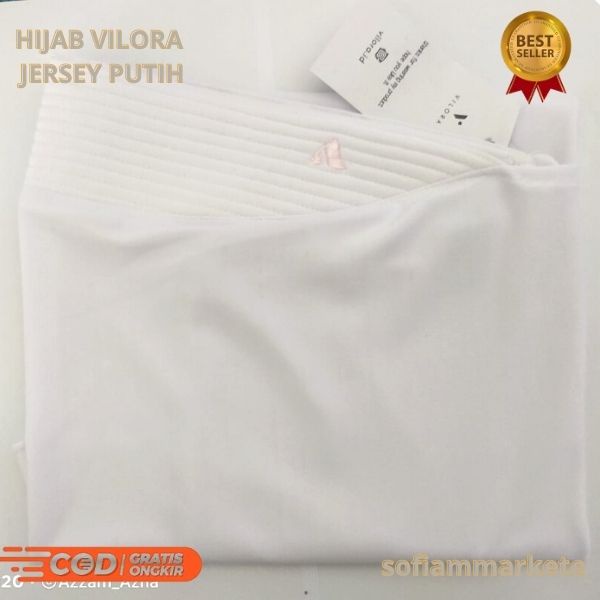 ☄️New event✨ JILBAB BERGO INSTAN ORIGINAL VILORA - VILORA INSTAN WHITE - HIJAB INSTAN VILORA PUTIH -