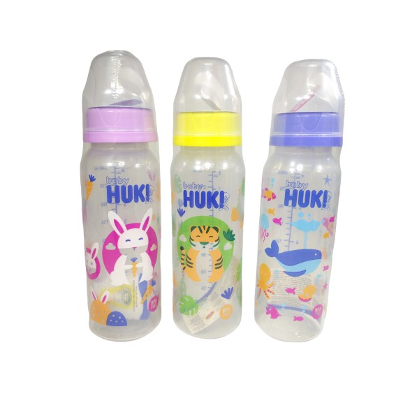  HUKI  Botol  Susu Dot Nipple Silicone PP Reguler 60  mL  120 