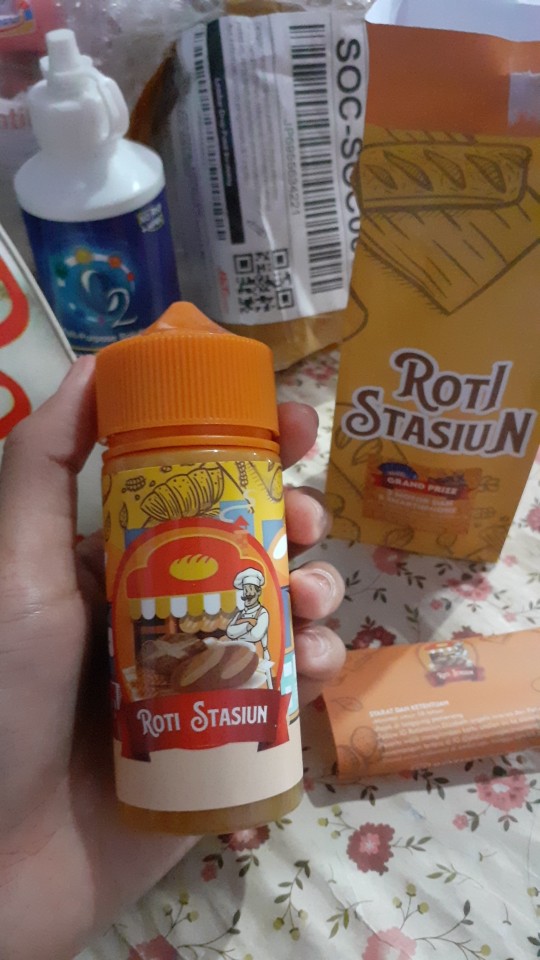 Liquids Freebase Roti Stasiun 100ml