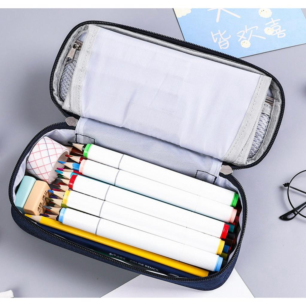 TXS14 Korean Pen Pencil Case Polos OK Brand Jinjing Kotak Tempat Pensil Box TKM