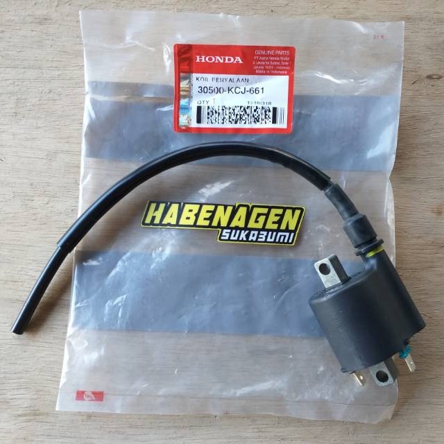 Koil Pengapian Penyalaan Comp Assy Ignition Honda Tiger Revo Revolution Tirev Original Ahm