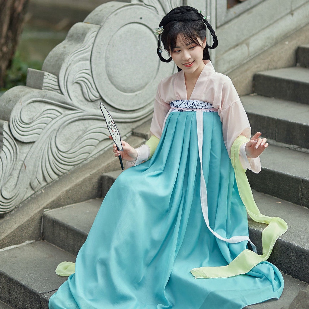 Women's Han Chinese clothing fairy archaistic ancient costume clothes fairy Super fairy suit chest-h