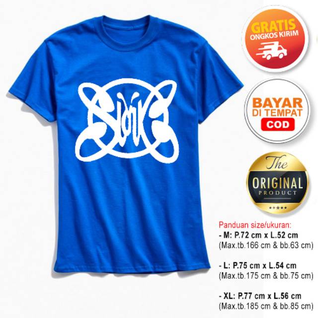 Logo slank 5 - LENGAN PENDEK - ORIGINAL MADE IN SLANKERS - BAJU SLANK - KAOS SLANK - TAMPIASIH STORE