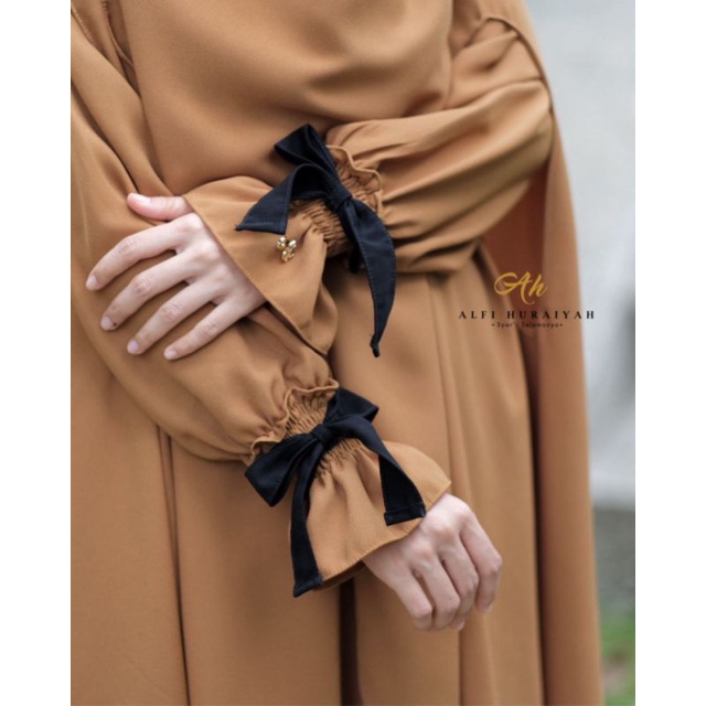 ALFI HURAIYAH GAMIS INNER GEULIS Dress Only Gamis Saja Busui Wudhu Friendly Big Size