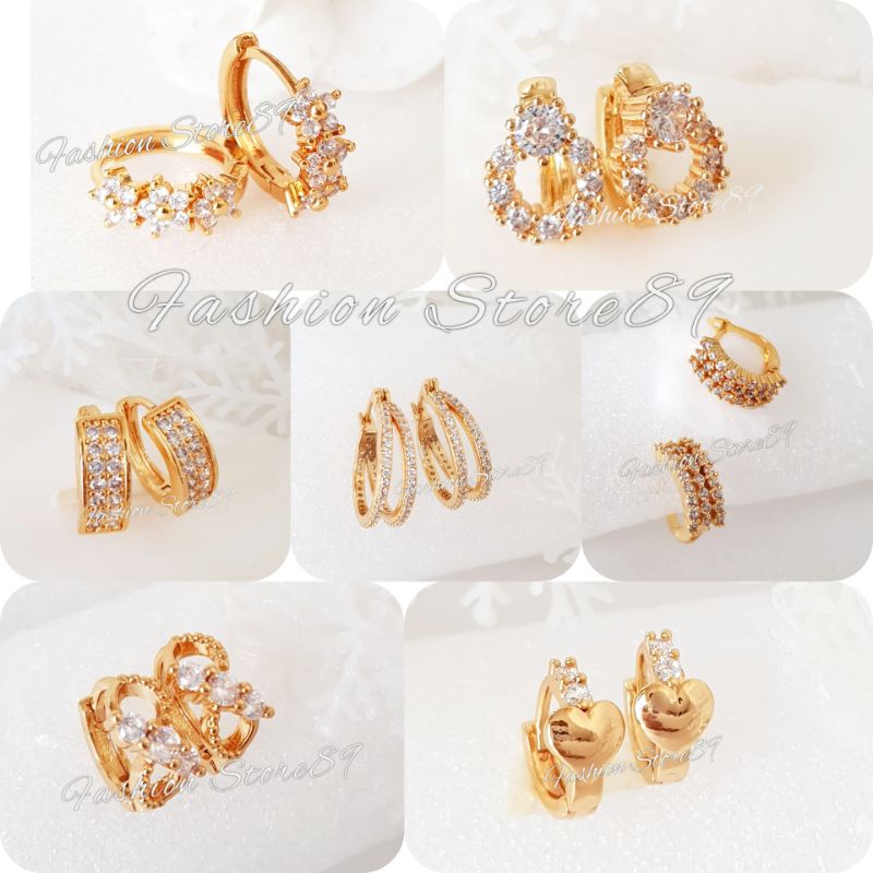 Anting Jepit Xuping All Varian Impor Fashion Dewasa Bestseller