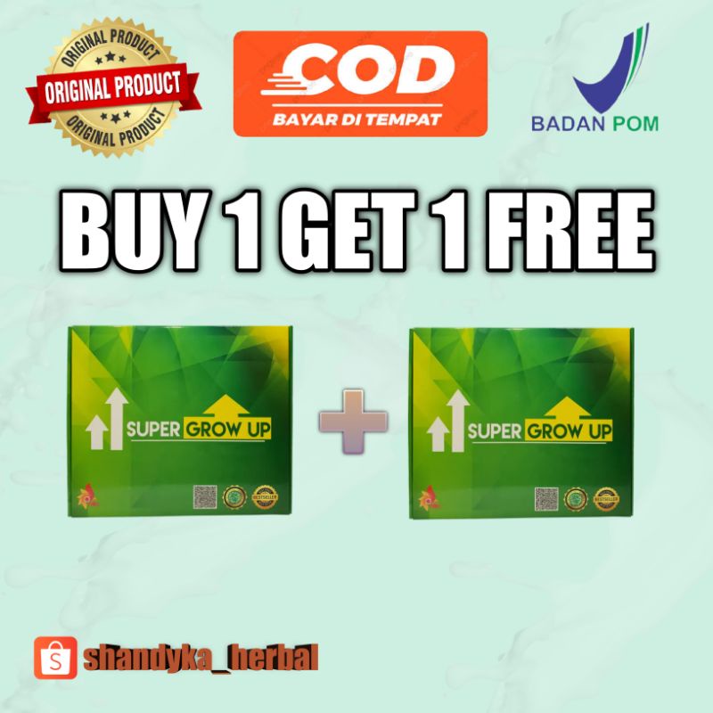 Suplemen Peninggi Badan Super Grow Up Susu  Peninggi Badan Original Susu Anak Peninggi Badan Anak Pe
