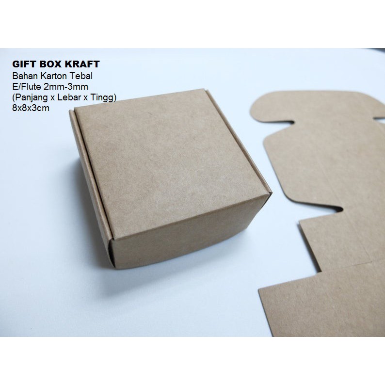 

Kardus Packing Kecil Olshop 8x8x3 cm Dus Packaging Mini Online Shop Murah /. Gift Box Packing Kraft