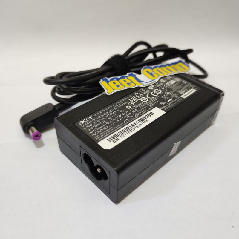 Adaptor Charger Casan Laptop ACER ASPIRE 19V 3.42A E1-421 E1-431 E1-451 E1-471 4739 4741 Original