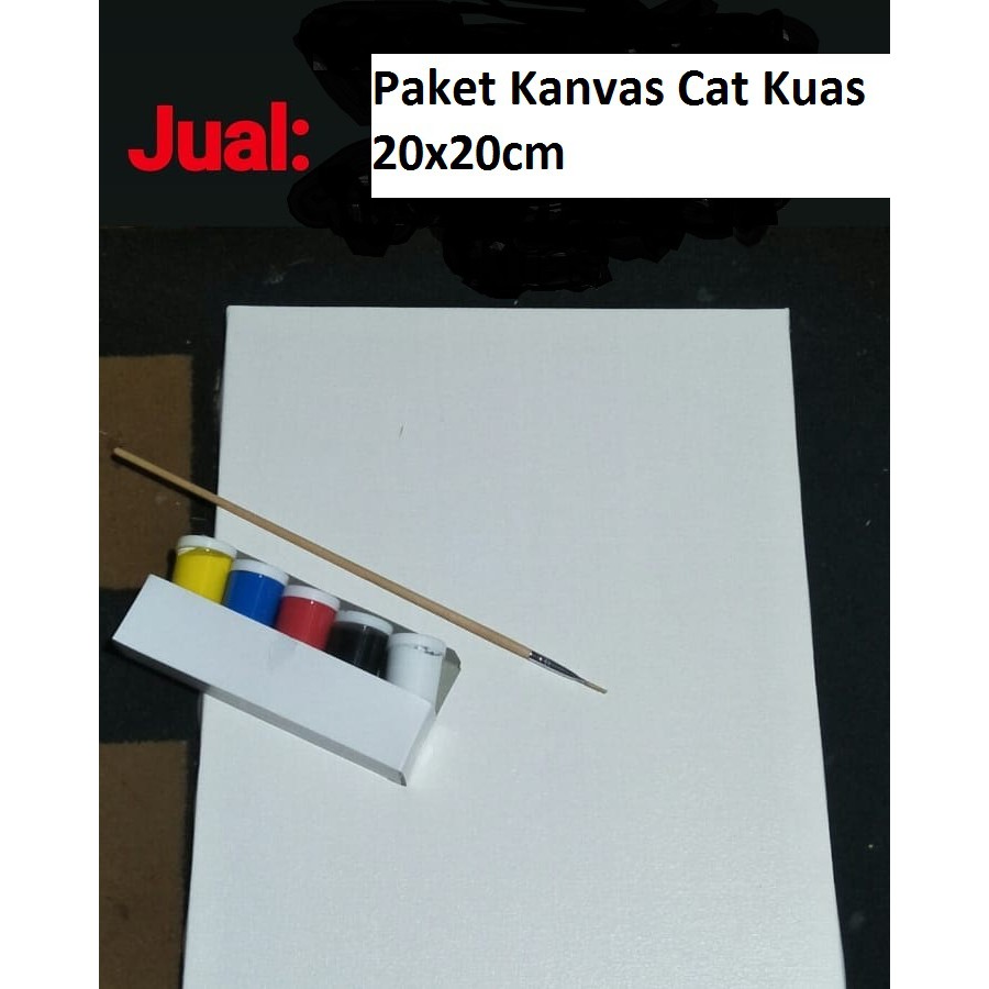

Paket Kanvas cat dan kuas