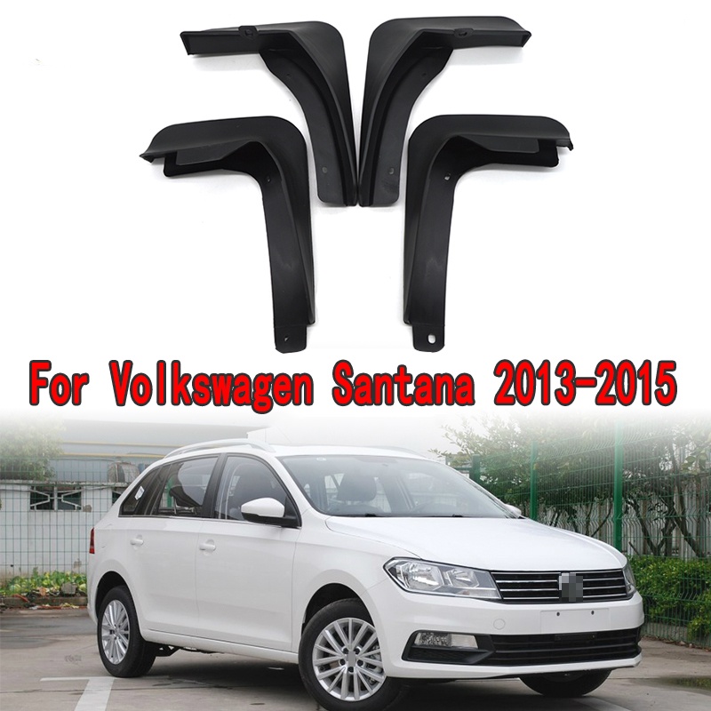 1 Set Mud Flap Pelindung Splash Untuk Fender Mobil Volkswagen Santana 2013 2014 2015