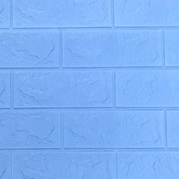 ☀ INDOLAND ☀ Wallpaper Dinding Foam 3D / Stiker Wallpaper Dinding Mini Dekorasi / Wallpaper 3D R461-BIRU