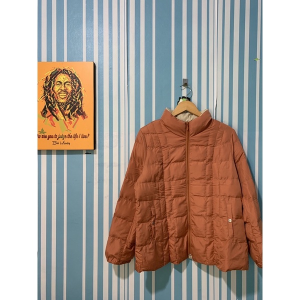Topvalue Jaket Winter Size M Jaket Bulu angsa Jaket anti dingin jaket gunung Camping vintage thrift