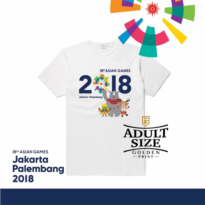 TERBARU Asian games 2018 Jakarta Palembang / kaos Asian Games / kaos Jokowi