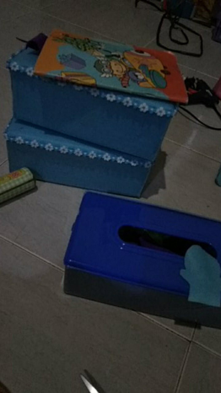 Termurah Box / Tempat Tissue Kotak Segi Sunlife Tebal Dan Cerah