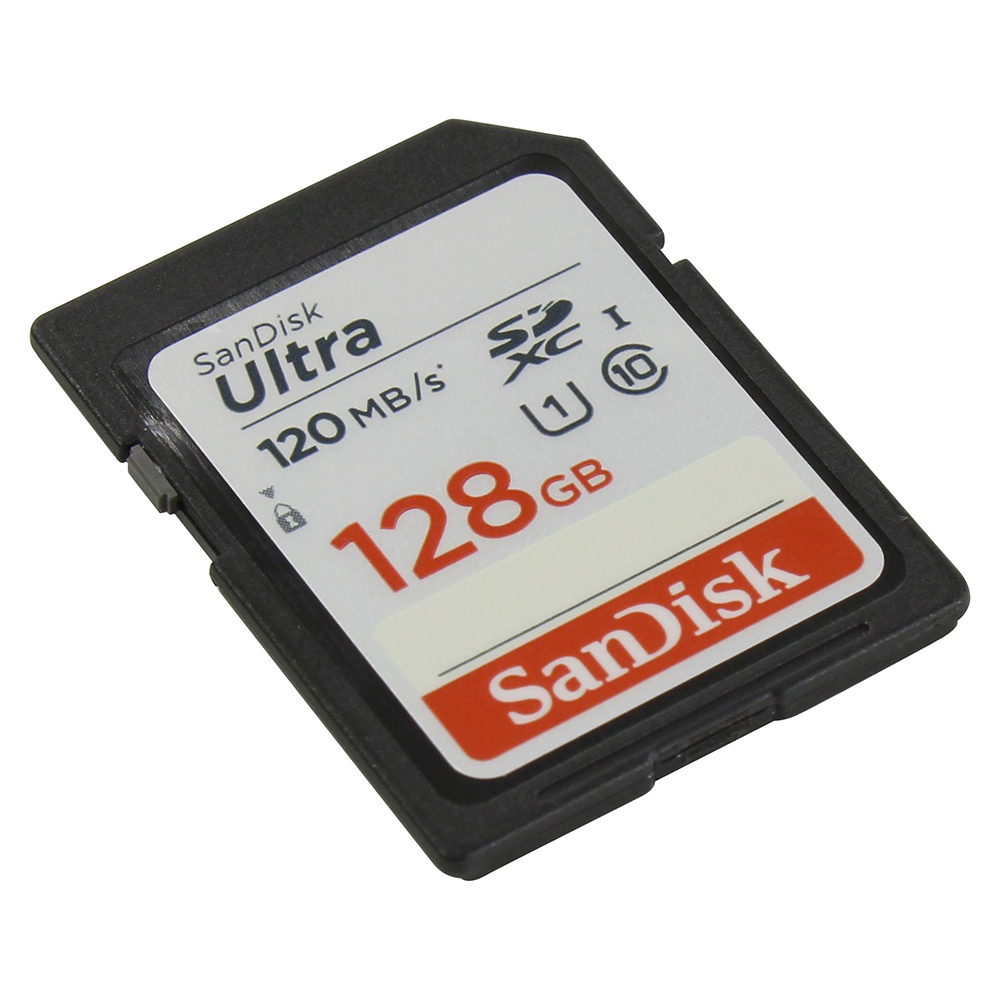 SanDisk SD Card Ultra SDHC 120MBps 128GB UHS-I Card Garansi Resmi